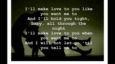 lyrics to i'll make love to you